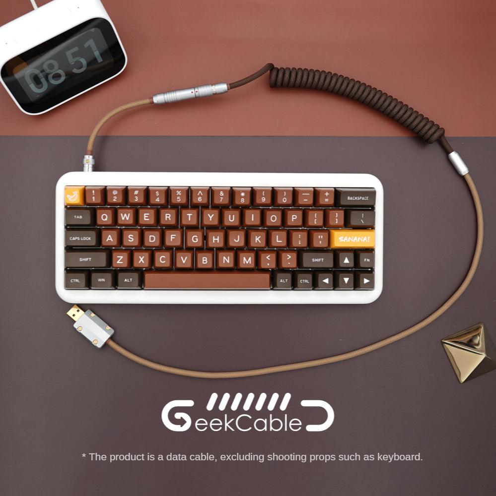 Custom Coiled Keyboard Cable on MelGeek