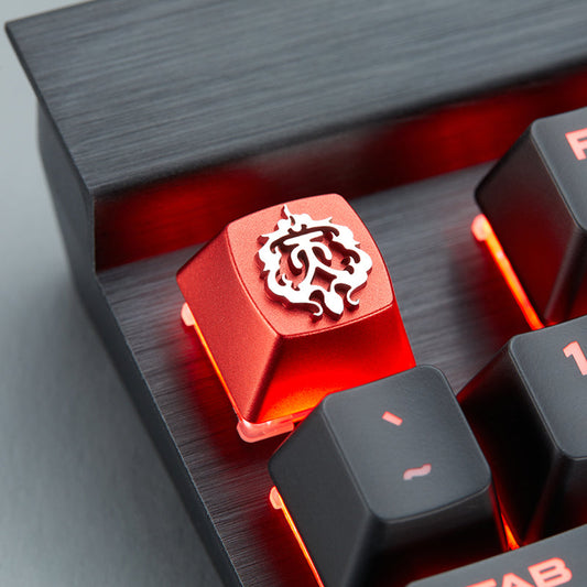 ZOMO PLUS X JIAN WANG 3 TIAN CE Faction Aluminum Artisan Keycap - IPOPULARSHOP