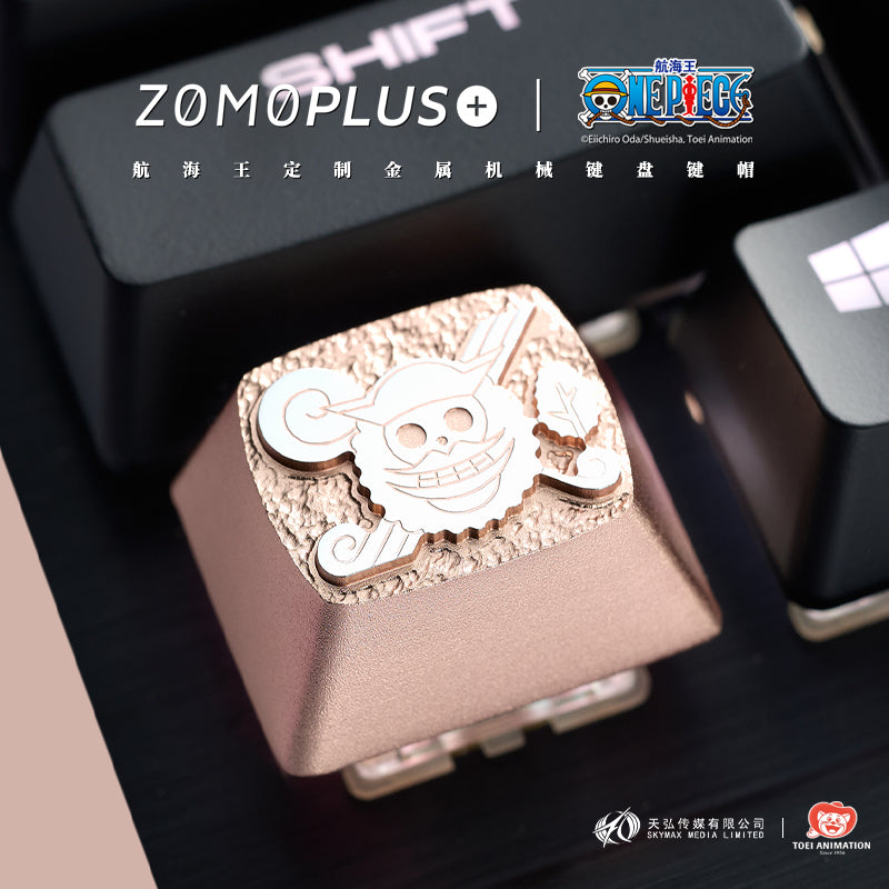 ZOMOPLUS X ONE PIECE Golden Den Den Mushi Aluminum Artisan Keycap