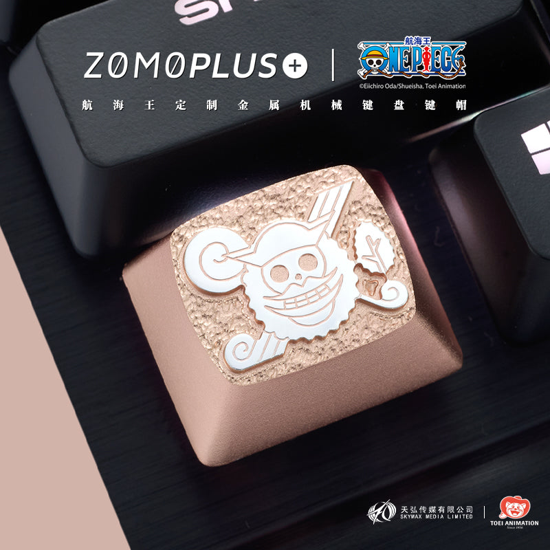 ZOMOPLUS X ONE PIECE Golden Den Den Mushi Aluminum Artisan Keycap