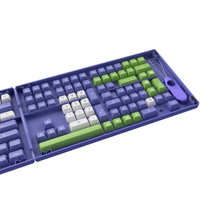 Akko Ocean Star/BlackCyan/Periwinkle Multicolor Keycap Set - IPOPULARSHOP